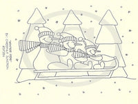 Winter Ride Embroidery ePattern