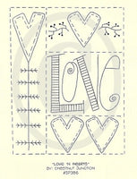 Love and Hearts Embroidery ePattern
