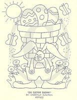 Big Easter Basket Embroidery ePattern
