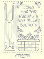 Rabbits and Baskets Embroidery ePattern