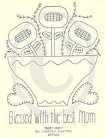 Best Mom Embroidery ePattern