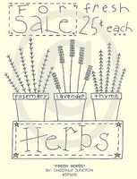 Fresh Herbs Embroidery ePattern