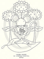 Acorn Mouse Embroidery ePattern