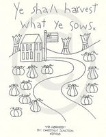 Ye Harvest Embroidery ePattern