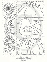 Think Fall Embroidery ePattern