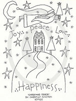 Christmas Peace Embroidery ePattern