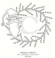 Kringle Wreath Embroidery ePattern