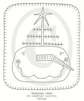 Snowman Tree Embroidery ePattern