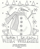 Winter Wonderland Embroidery ePattern