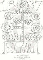 Folkart Tree Embroidery ePattern