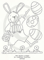 Mr. Bunny and Eggs Embroidery ePattern