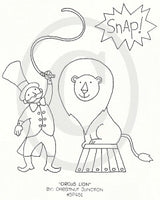 Circus Lion Embroidery ePattern