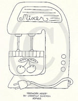 Redwork Mixer Embroidery ePattern