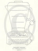 Redwork Blender Embroidery ePattern