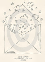 Love Letter Embroidery ePattern