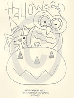 Halloween Hoot Embroidery ePattern