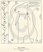 Jack Rabbit Embroidery ePattern