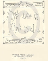 Angels Above and Around Embroidery ePattern
