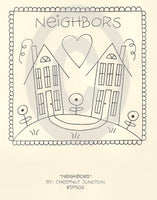 Neighbors Embroidery ePattern