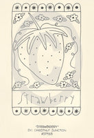 Strawberry Embroidery ePattern