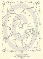 Halloween Party Embroidery ePattern