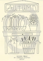 Autumn Table Embroidery ePattern