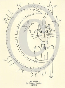 Spell Chestnut Sit A Spell Embroidery ePattern | Chestnut Junction