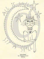Sit A Spell Embroidery ePattern
